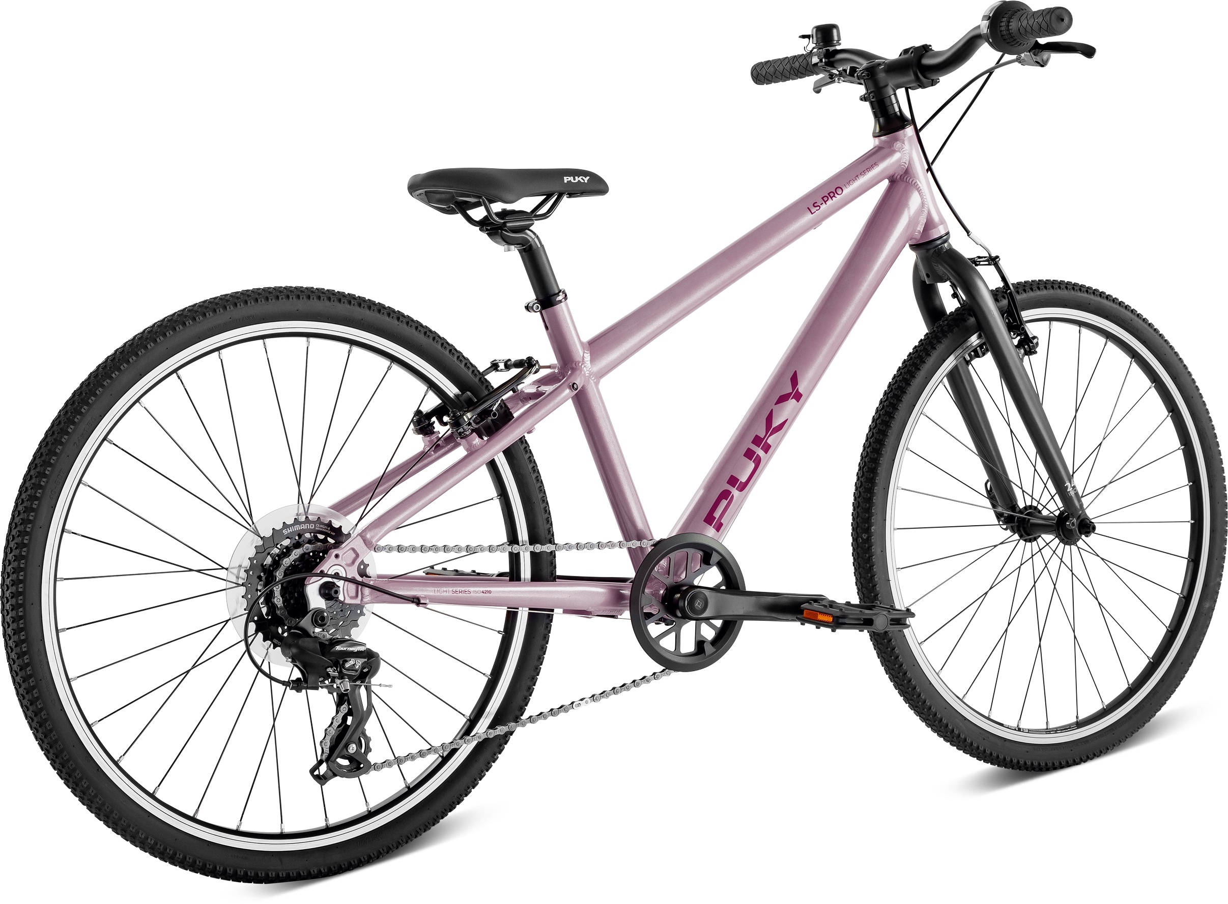 Cykler - Børnecykler - PUKY LS-PRO 24-8 Alu 24" - Pearl Pink/Anthrazit