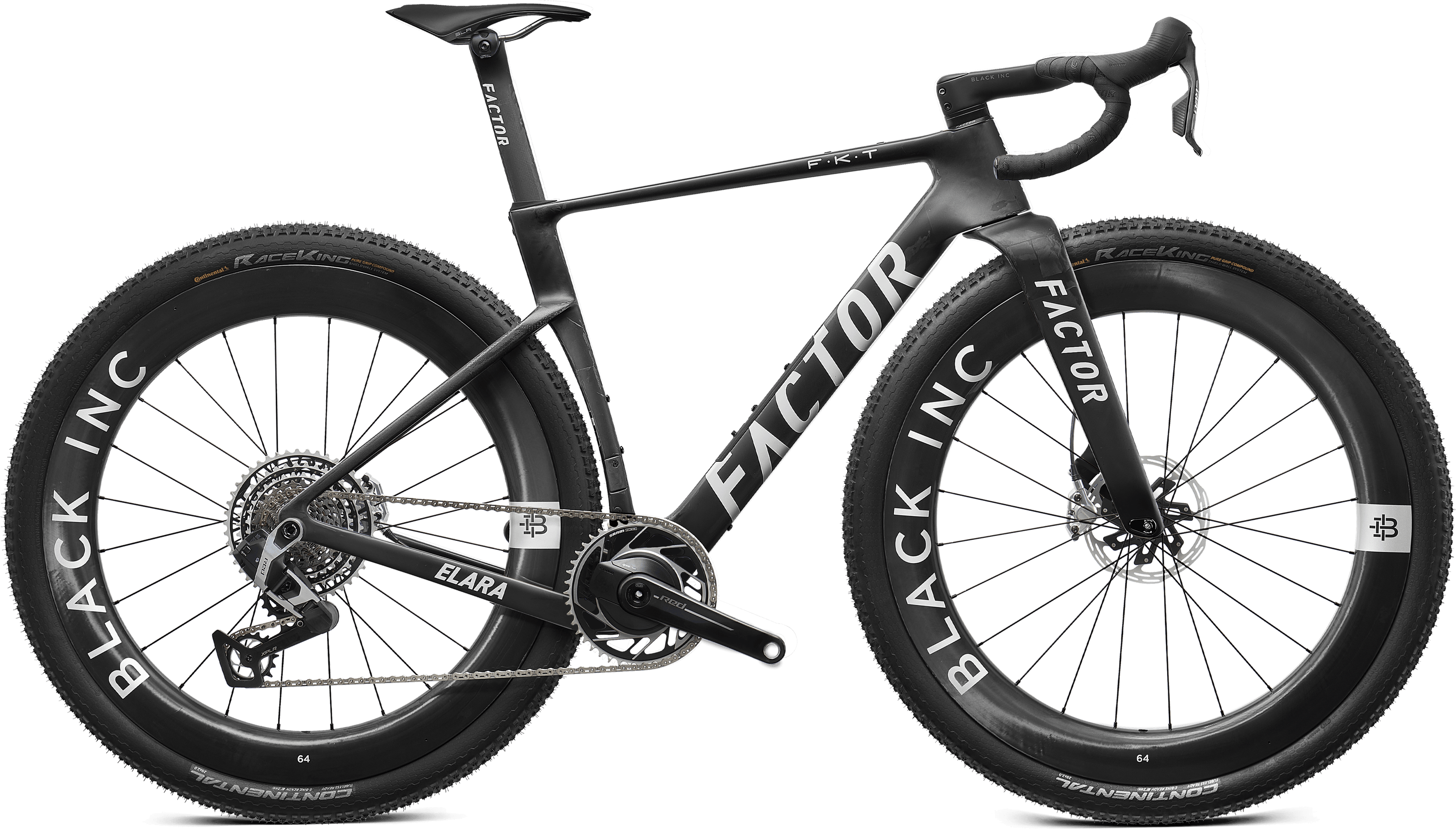 Factor ELARA GRAVEL SRAM RED XPLR Black Inc 64 2026 - Matte Carbon