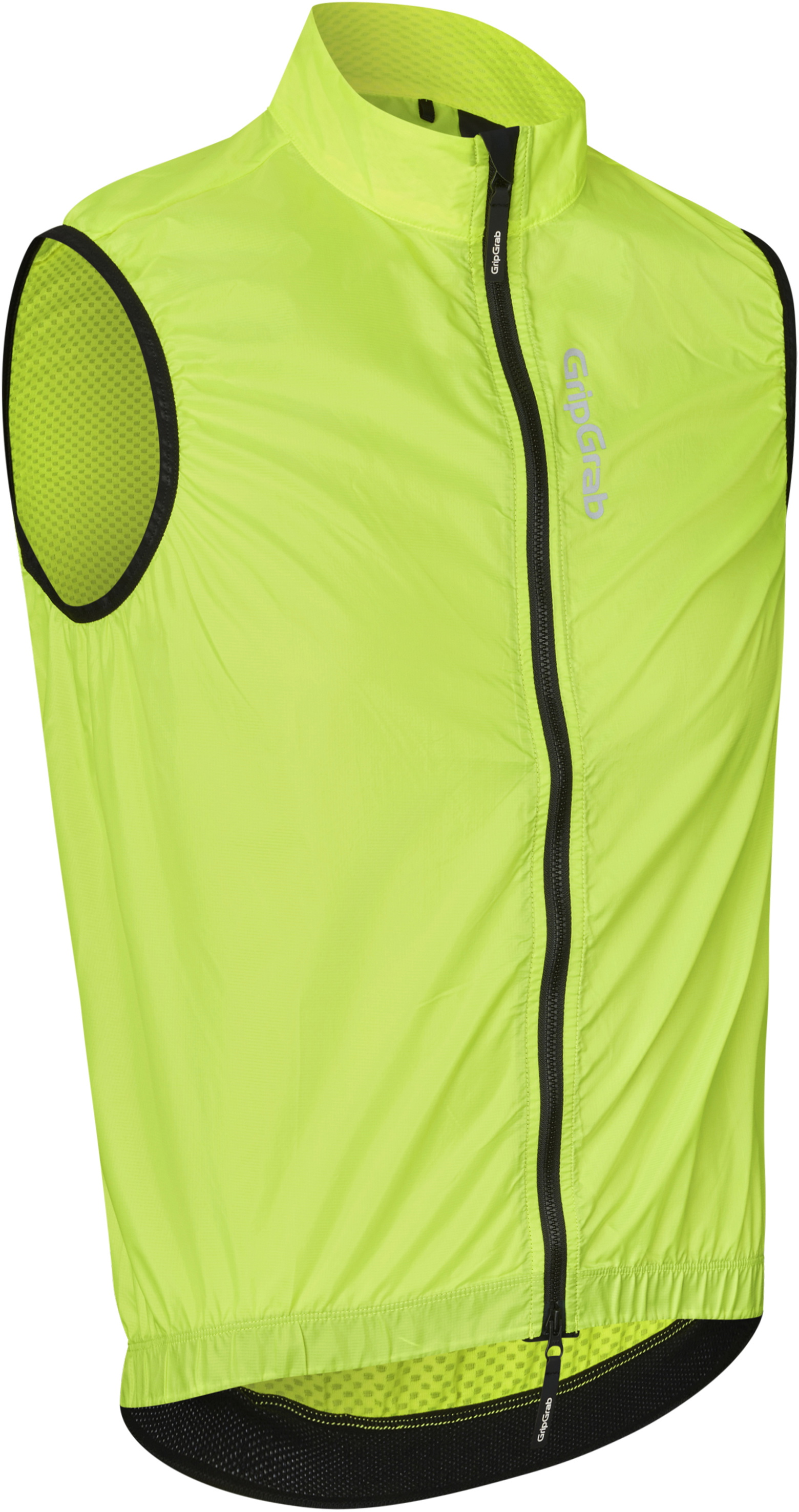 GripGrab RIDE vindtæt vest - Yellow Hi-Vis