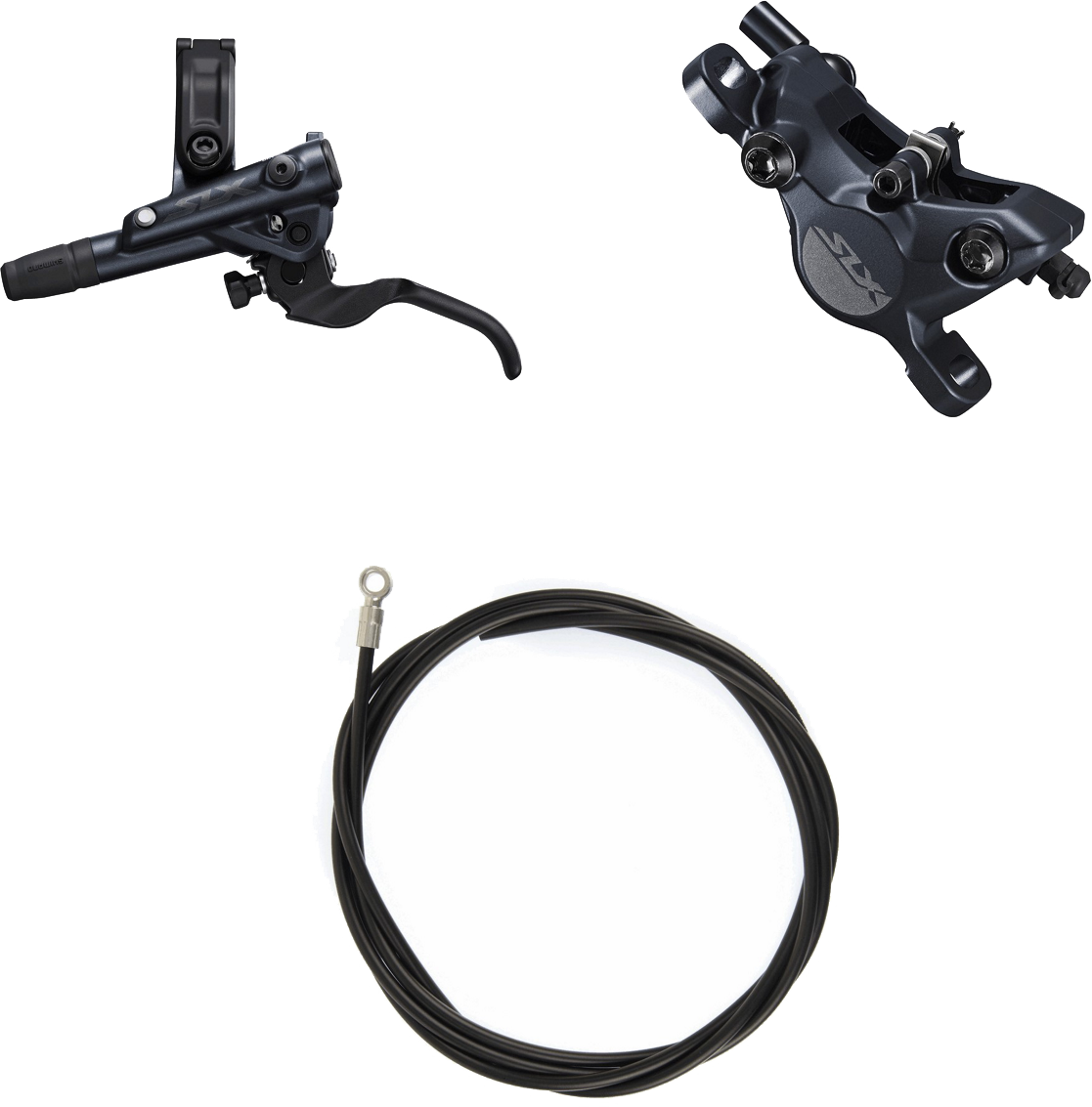 Shimano SLX BL-M7100/BR-M7100 Hydraulisk Forbremse - Venstre greb 1000mm Shimano SLX BL-M7100/BR-M7100 Hydraulisk Forbremse - Venstre greb 1000mm