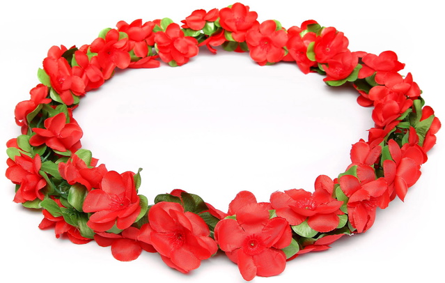 Basil Blomsterranke GARLAND 130cm - Rød