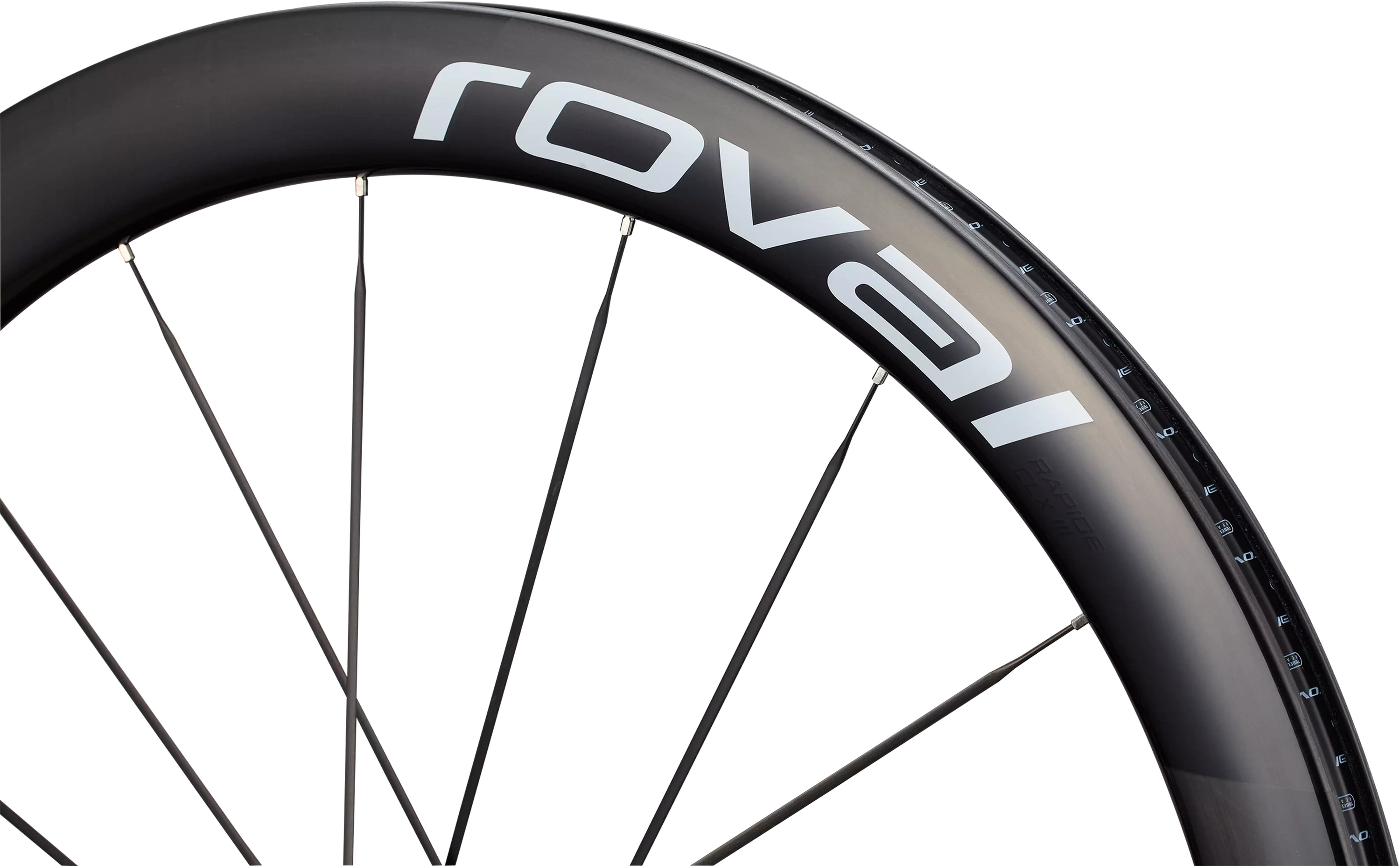 Reservedele - Hjulsæt - Specialized Rapide CLX III 28" / 700c - Front - Gloss Carbon/Gloss White