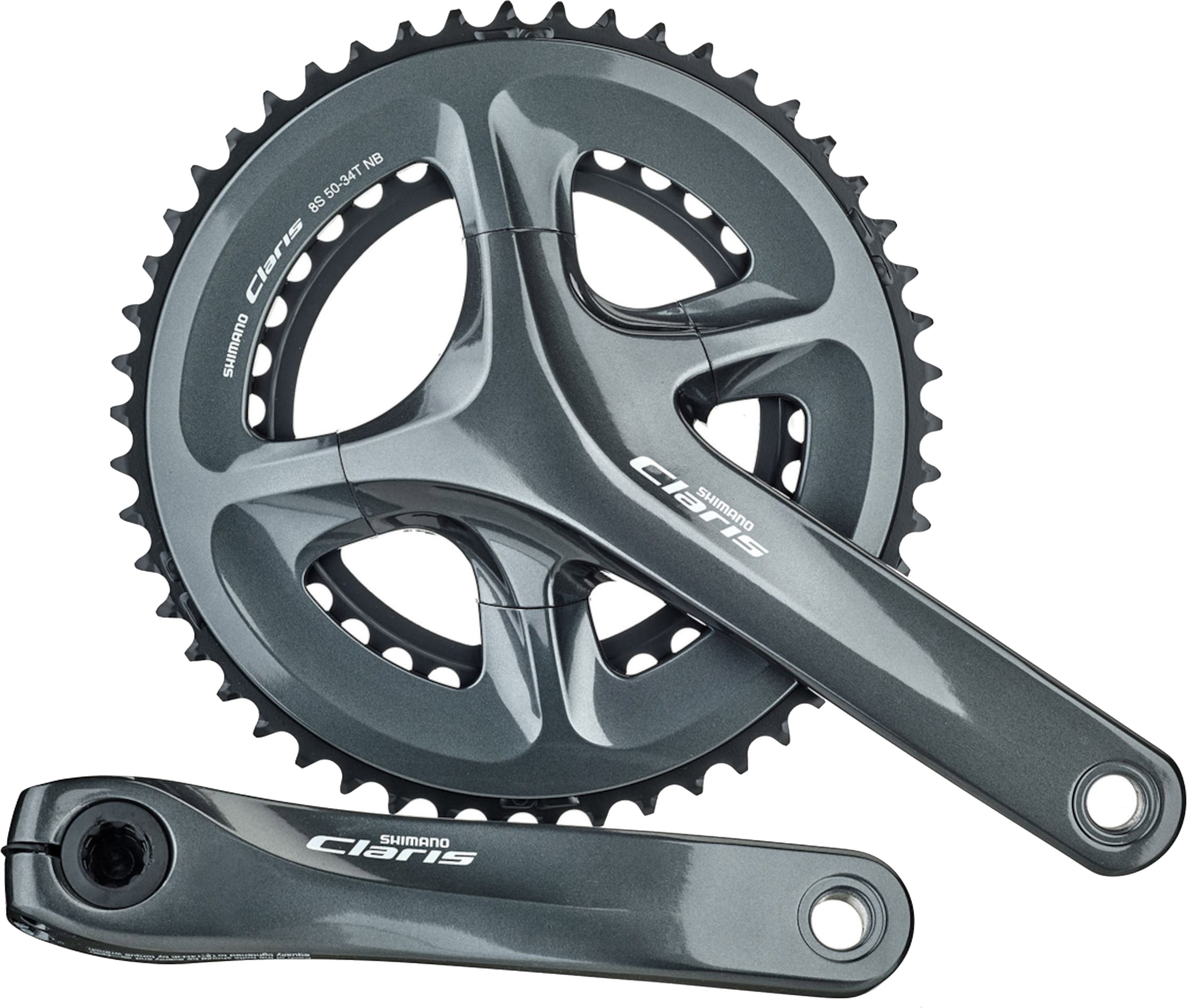 Reservedele - Kranksæt - Shimano Claris Kranksæt 8 Speed - FC-R2000 50-34T 170mm
