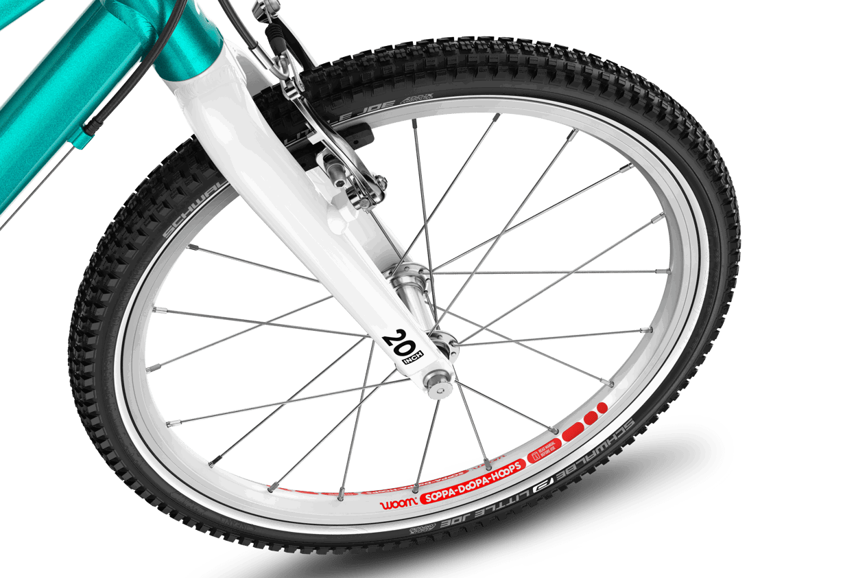 Cykler - Børnecykler - Woom GO 4 - Metallic Turquoise