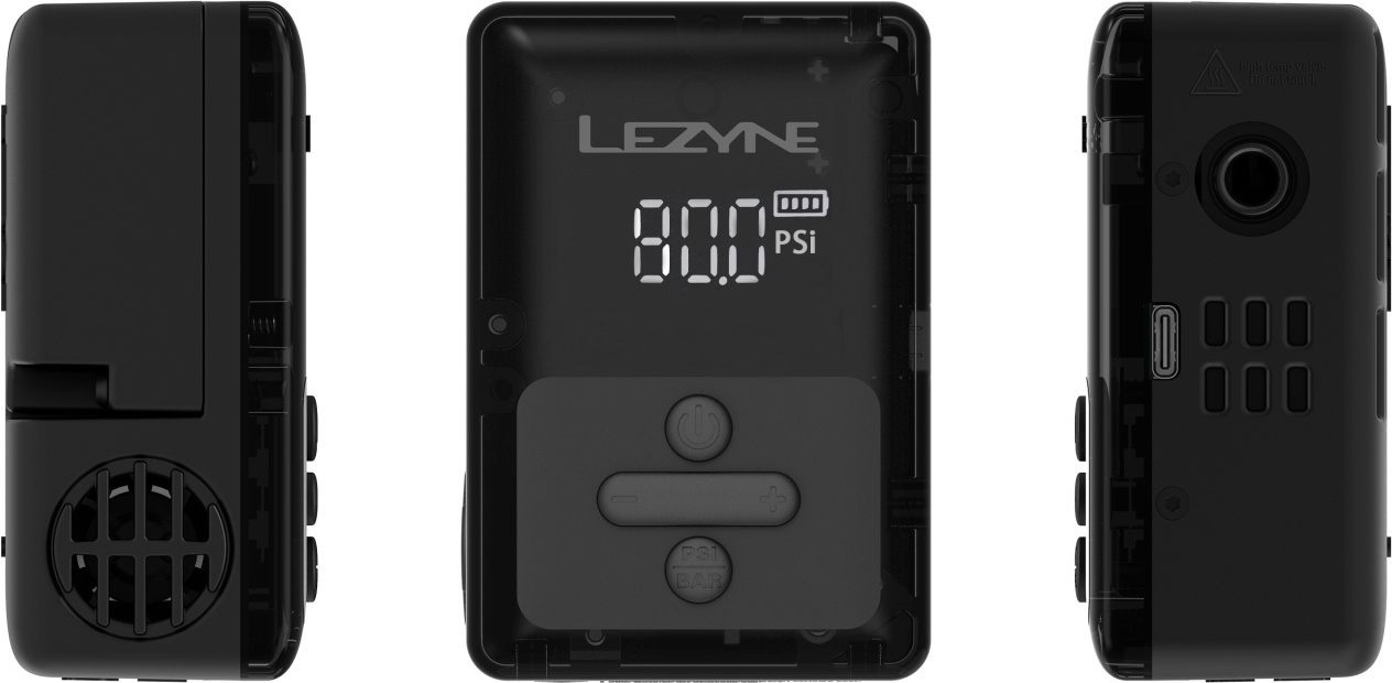 Tilbehør - Cykelpumper - Lezyne E-Drive Elektrisk Cykelpumpe 120psi/8.3bar - Black