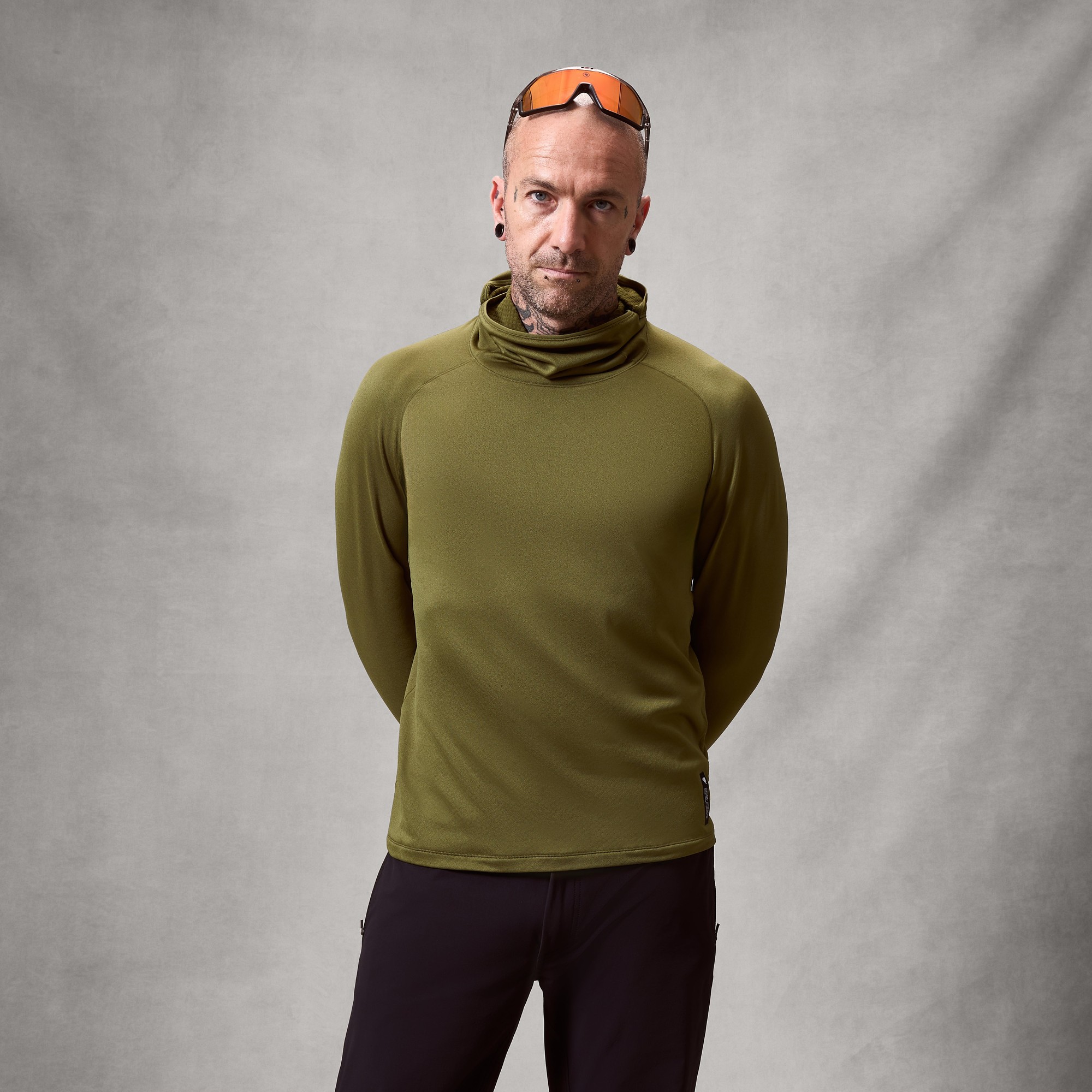 Beklædning - Cykeltrøjer - Endura AllTrack Rout Scuba Hoodie Fleece - Moss Green