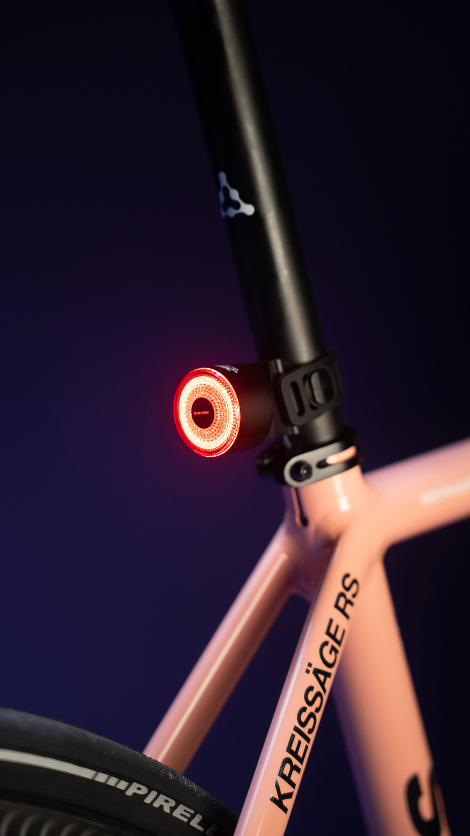 Tilbehør - Cykellygter - Dynamic Red Lyte 100 Baglygte 100 lumen m. bremselys