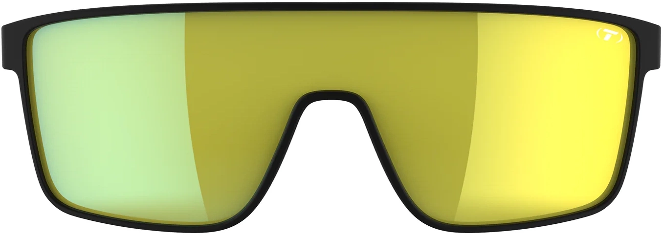Beklædning - Cykelbriller - Tifosi Sanctum Cykelbriller – Matte Black – Smoke Yellow Mirror