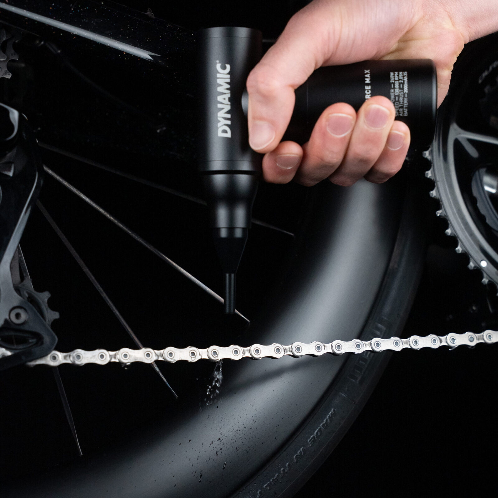 Tilbehør - Cykelpleje - Dynamic AirForce Max Air Blower / Luftblæser (op til 130.000 rpm, USB-C)