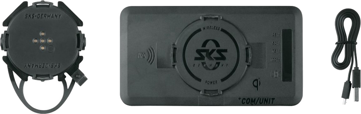 Tilbehør - Mobilholdere - SKS Smartphone Compit Stem+ Til Top Cap Ø1 1/8in inkl. powerbank 5000mAh