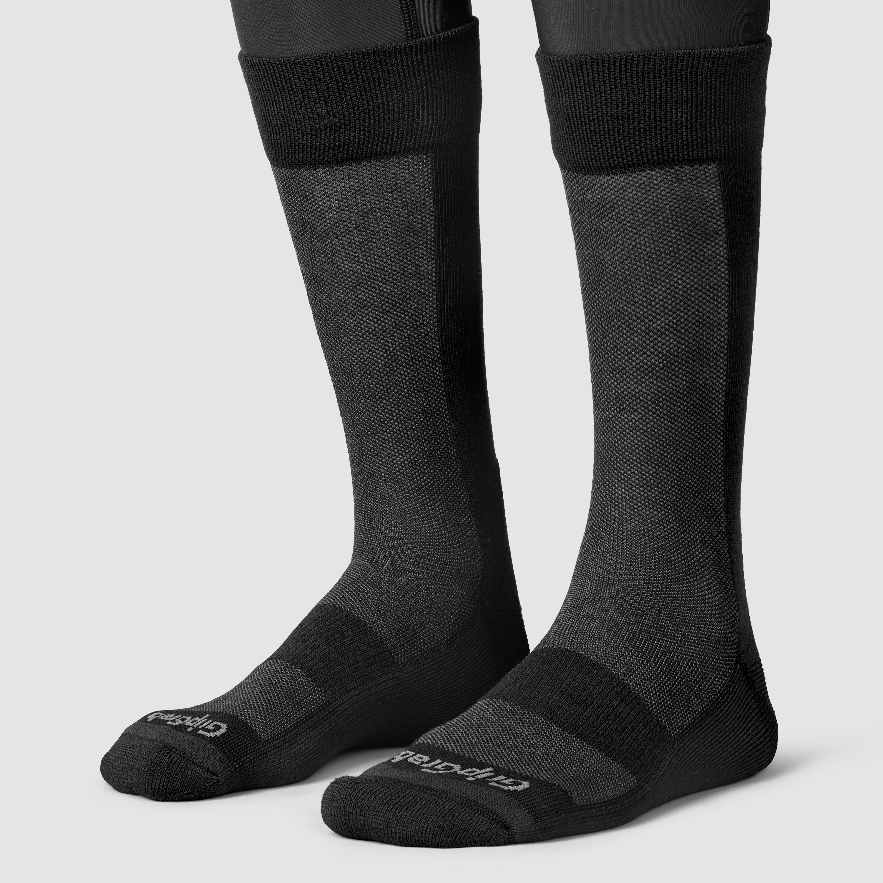 Beklædning - Sokker - GripGrab Alpine Merino vintersokker m. langt skaft (21cm) - Sort