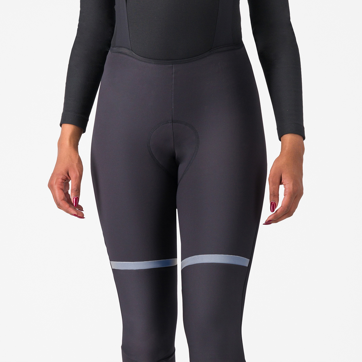 Beklædning - Cykelbukser - Castelli POLARE 2 W BIBTIGHT - Black