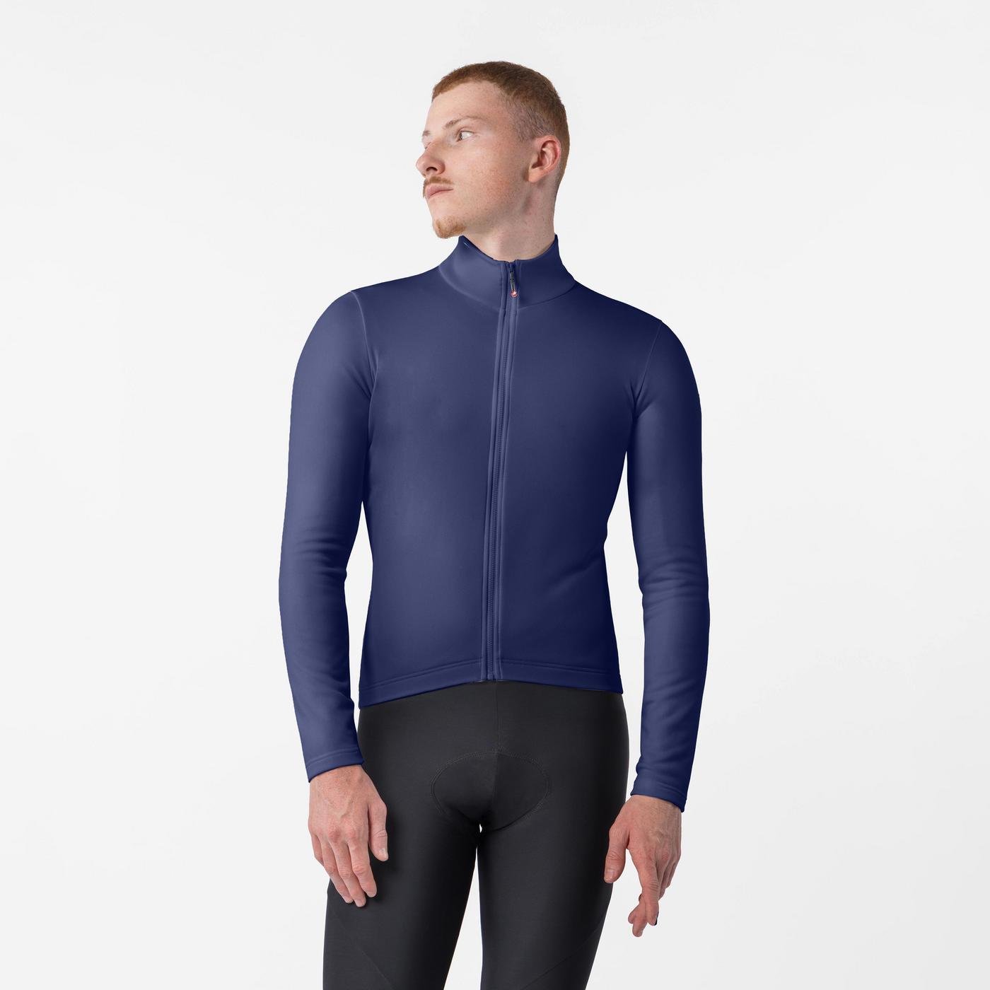 Beklædning - Cykeltrøjer - Castelli COMPETIZIONE THERMAL LS Jersey - Belgian Blue