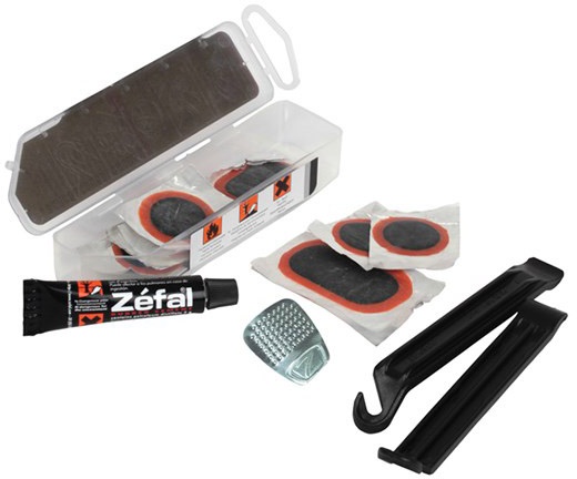 Se ZÉFAL Repair kit Universal+ inklusiv dækjern hos Cykelexperten.dk