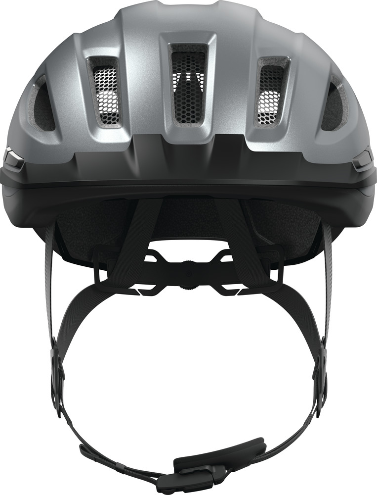Beklædning - Cykelhjelme - Abus Hjelm Urban-I 4.0 ACE m. LED - Graphite Silver