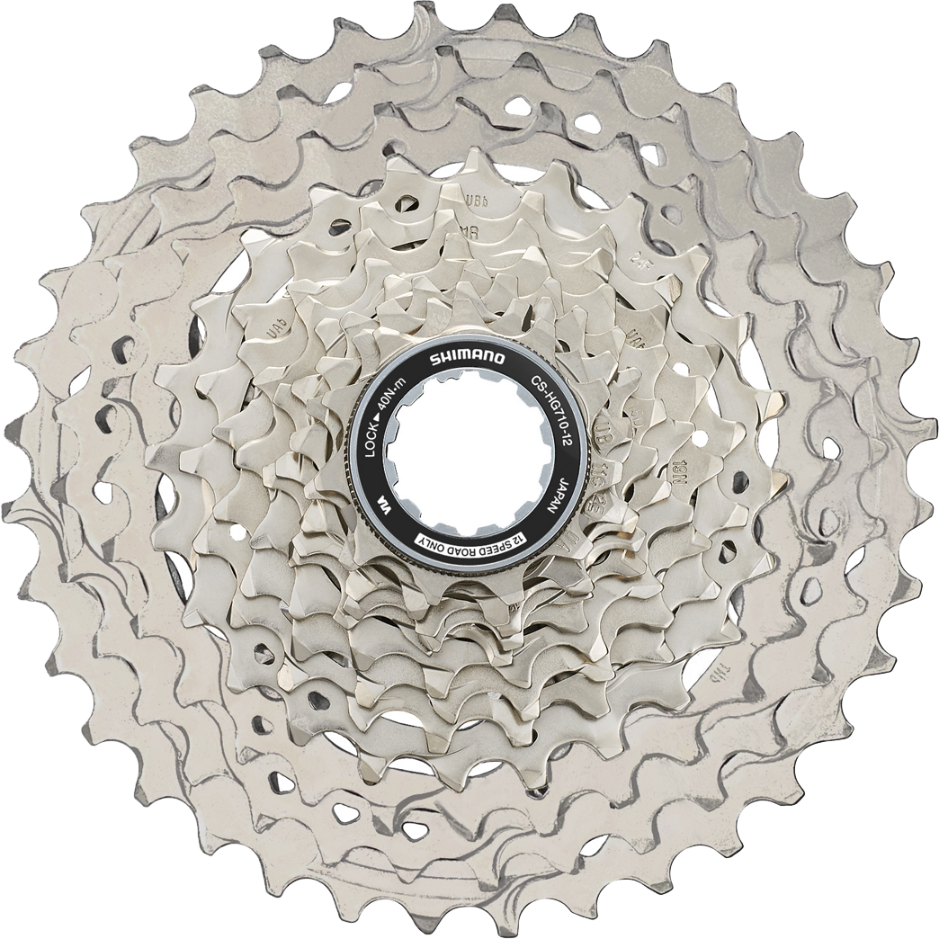 Shimano 105 CS-HG710 Kassette 12 speed 11-36T Sølv Shimano 105 CS-HG710 Kassette 12 speed 11-36T Sølv