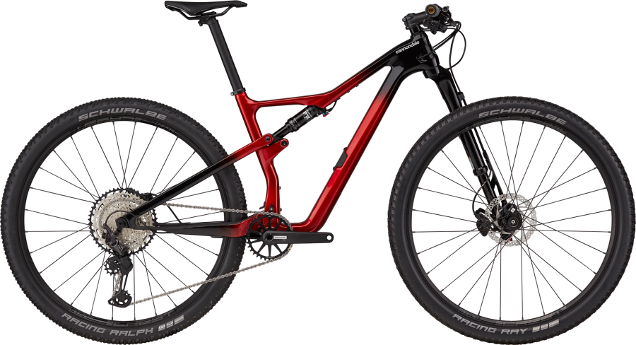 Billede af Cannondale Scalpel Carbon 3 2023 - sort/rød