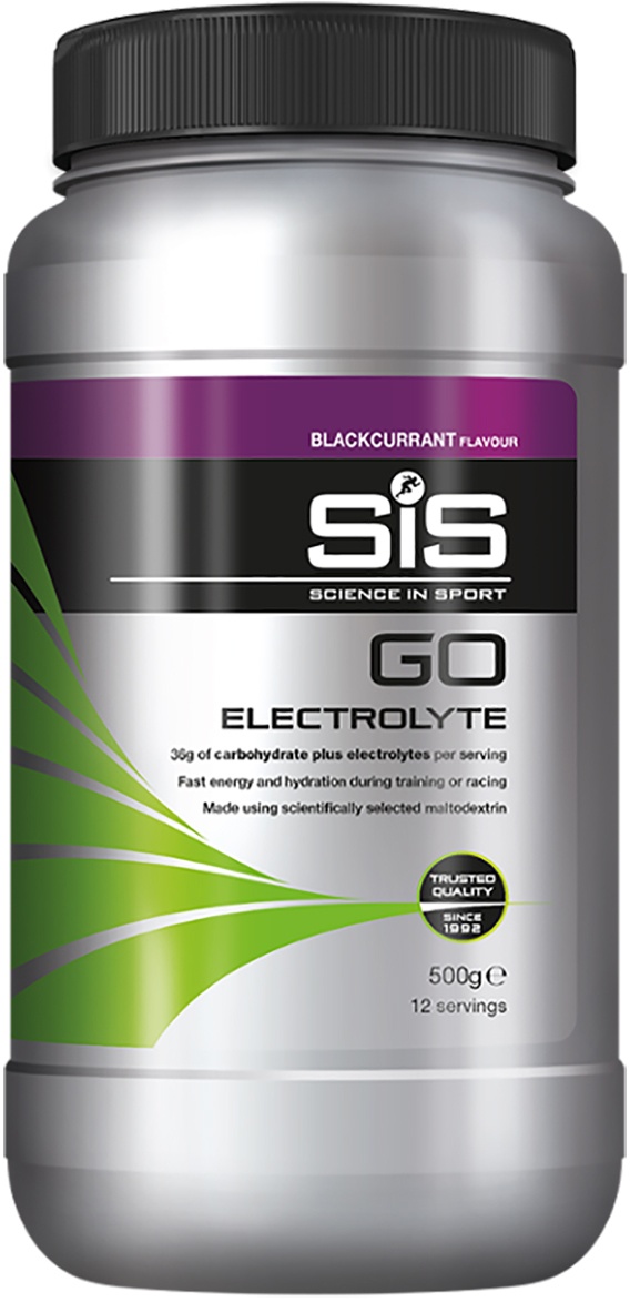 Tilbehør - Energiprodukter - Energipulver - SIS Go Energy + Electrolyte - Solbær - 500g