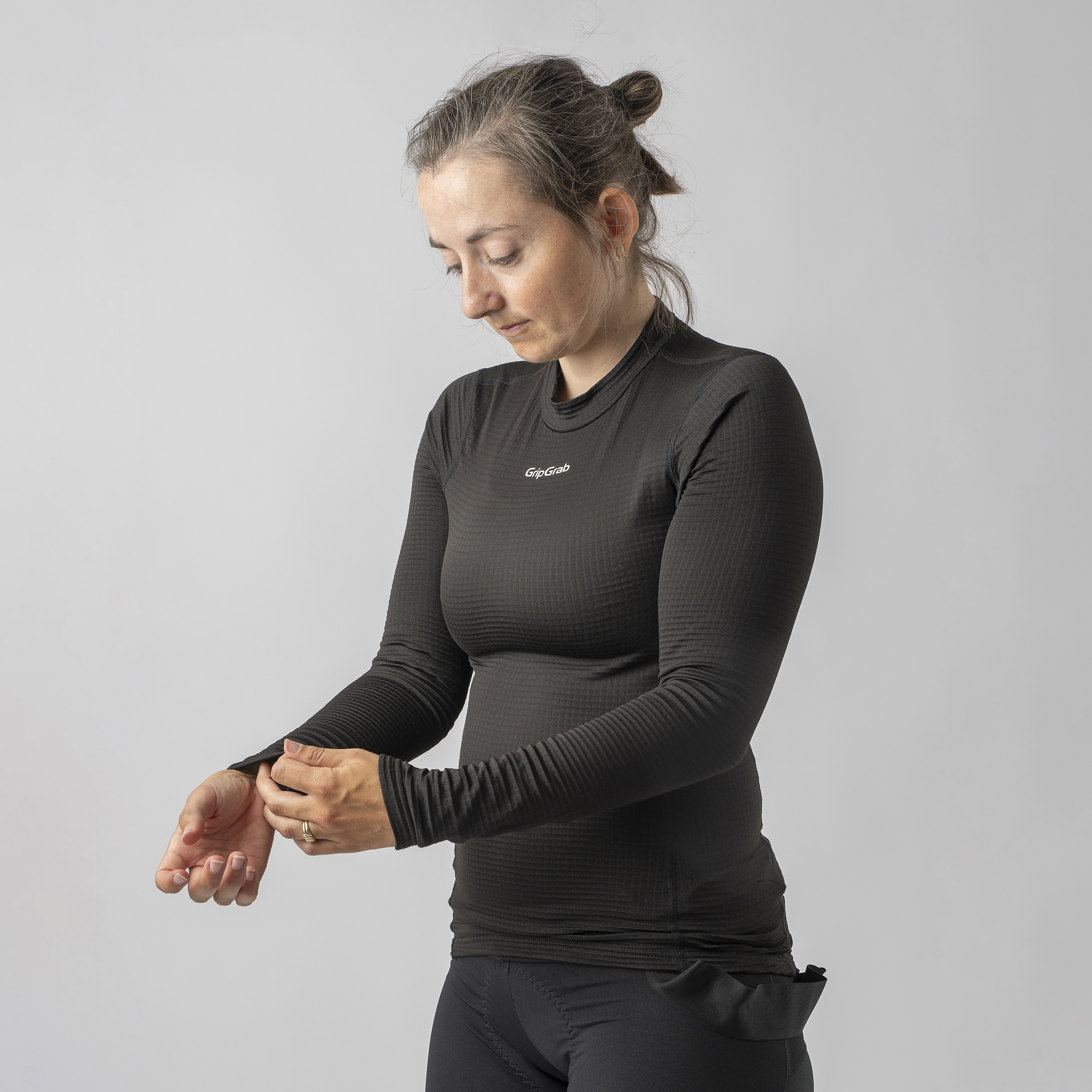 Beklædning - Baselayer / Undertøj - GripGrab RIDE Vinter Langærmet Base Layer til damer - Black