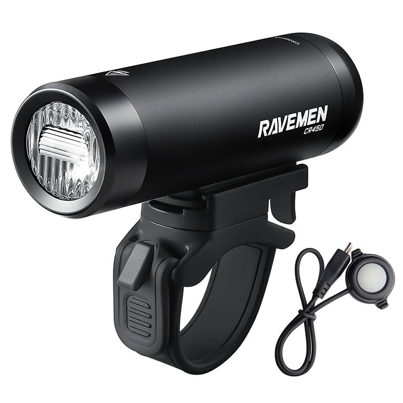Tilbehør - Cykellygter - Ravmen CR450 Forlygte - 450 Lumen