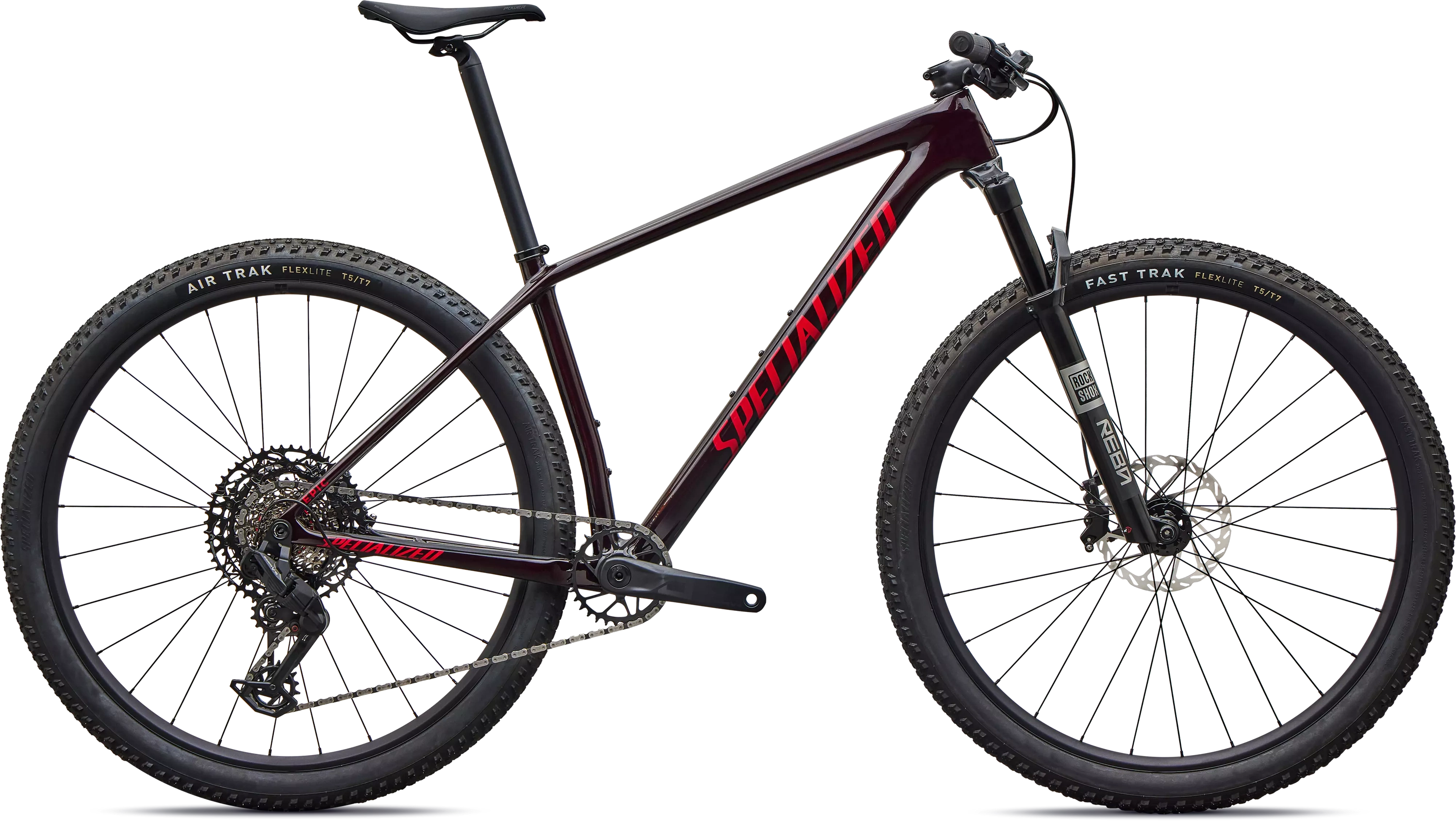 Specialized Epic Hardtail Comp SRAM Eagle 70, RockShox REBA 2027 - Gloss Red Tint Specialized Epic Hardtail Comp SRAM Eagle 70, RockShox REBA 2027 - Gloss Red Tint