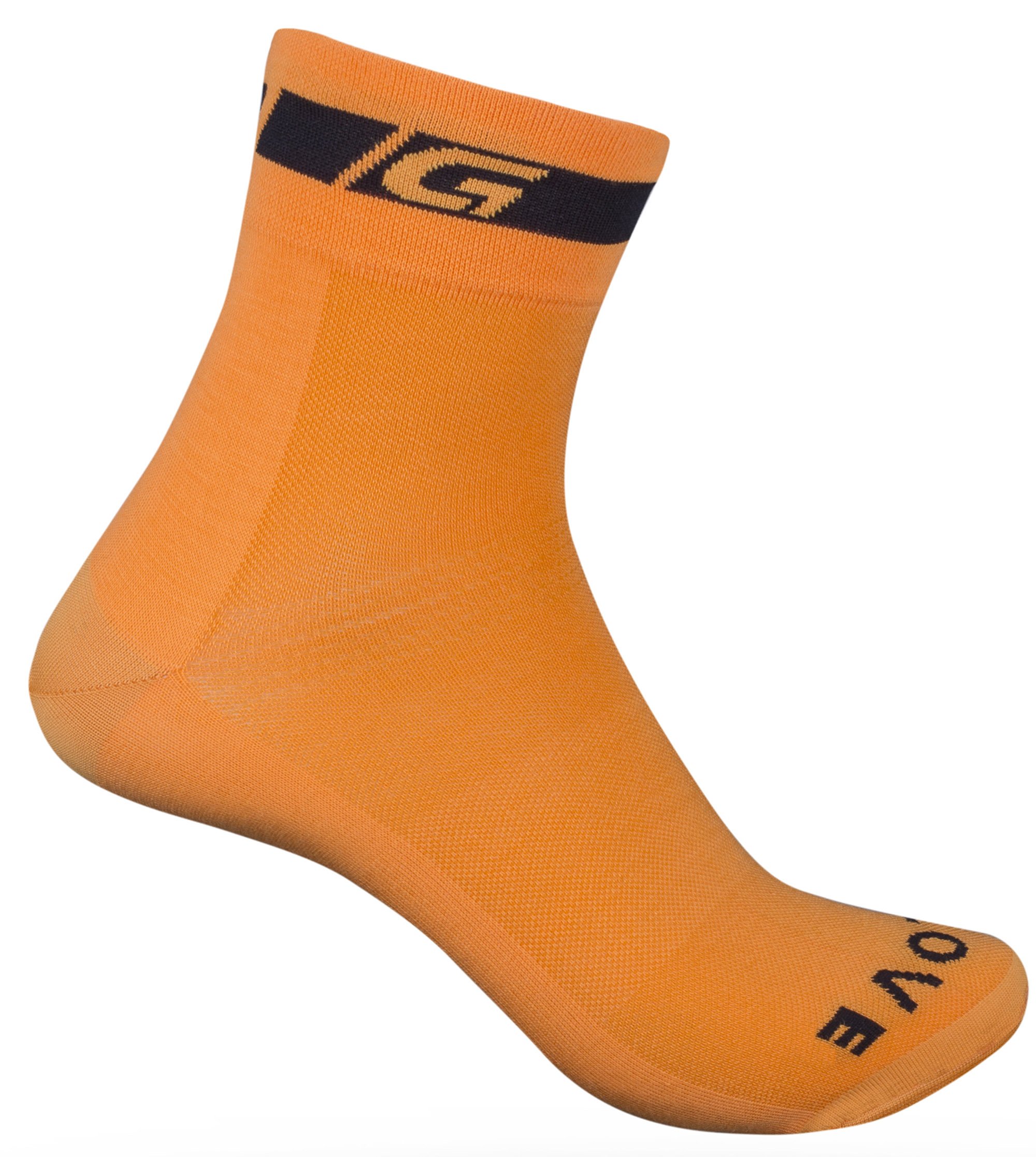 GripGrab Regular Cut Summer Sock - Orange Black Friday