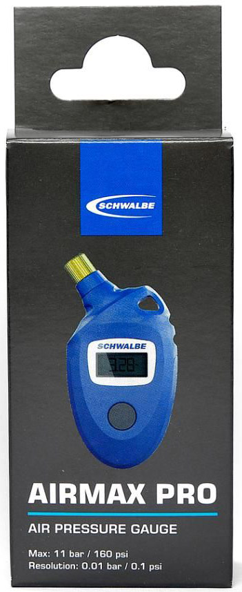 Tilbehør - Cykelpumper - Schwalbe AIRMAX PRO Dæktryksmåler