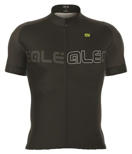 Alé Kortærmet Jersey Solid Block Herre, Sort
