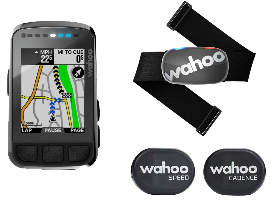 Tilbehør - Cykelcomputer & GPS - Wahoo ELEMNT BOLT V2 Cykelcomputer Bundle