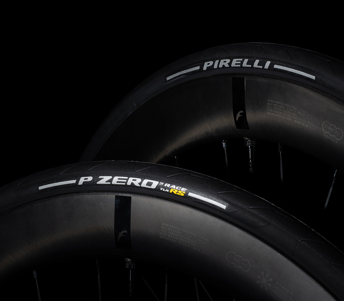 Reservedele - Cykeldæk - Pirelli P ZERO Race RS TLR 700x26c/28c/30c/32c - Racer dæk - Sort
