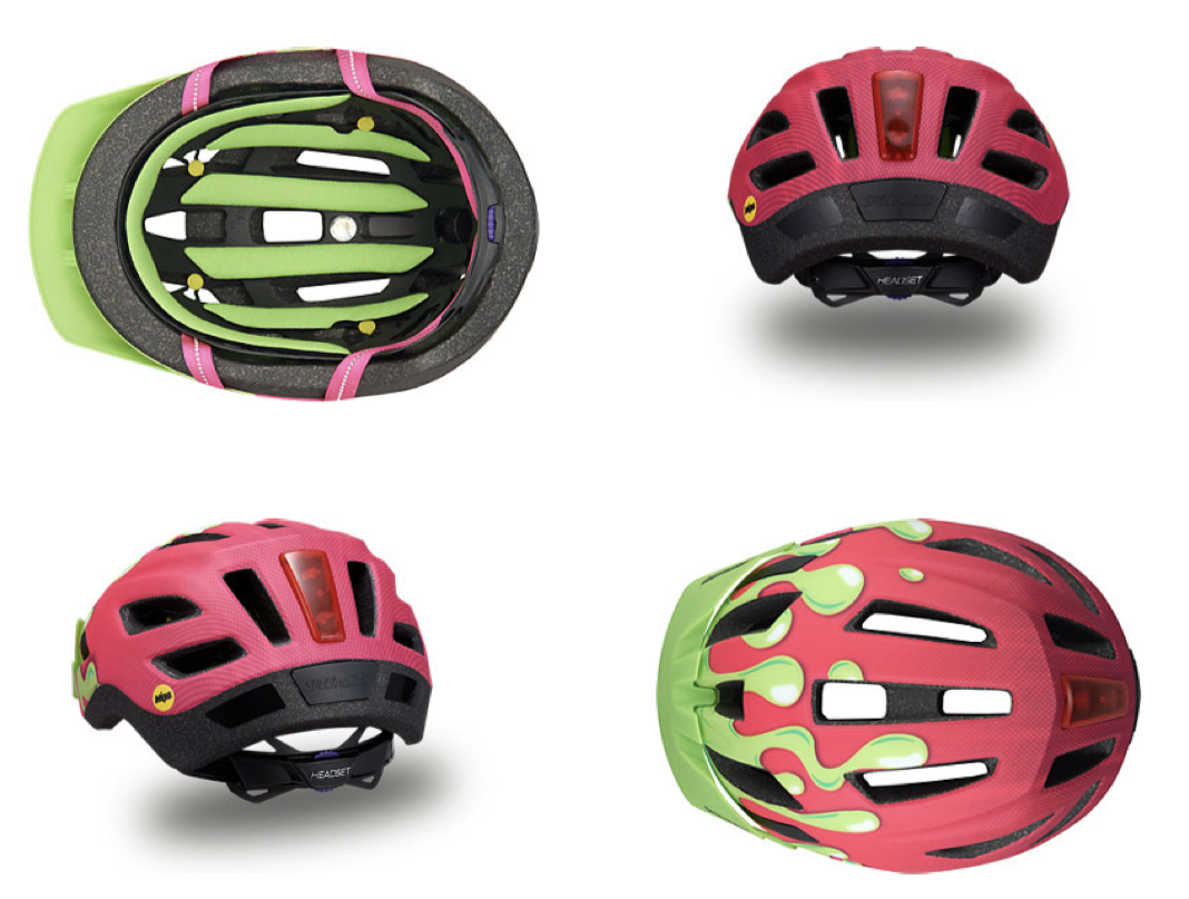 Beklædning - Cykelhjelme - Specialized Shuffle Youth LED Mips cykelhjelm - Pink/Green