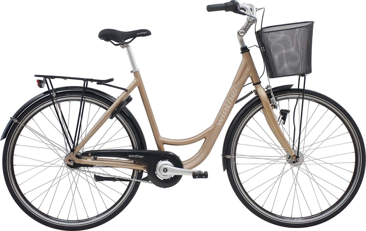 Cykler - Damecykler - Winther Shopping Society Dame 7g 2023 - Lilla