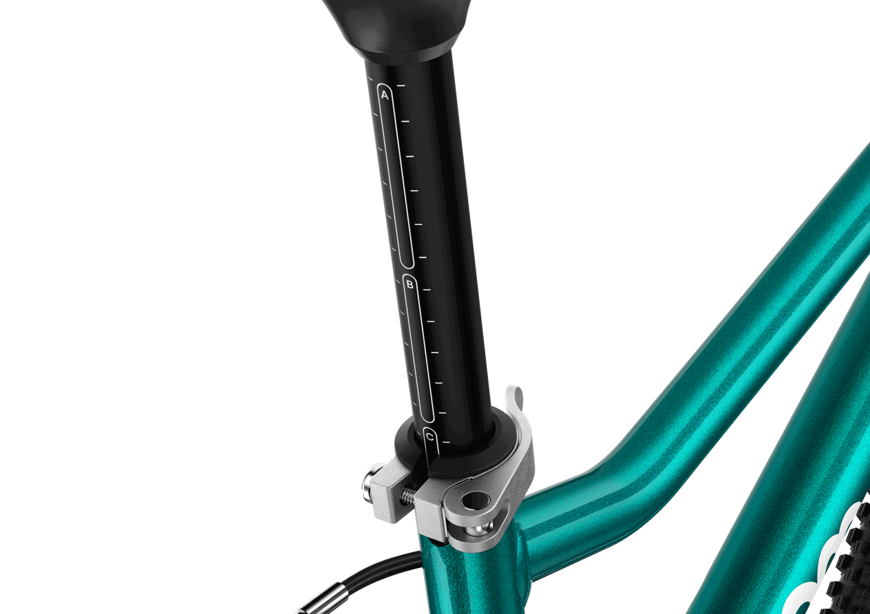 Cykler - Børnecykler - Woom GO 3 - Metallic Turquoise