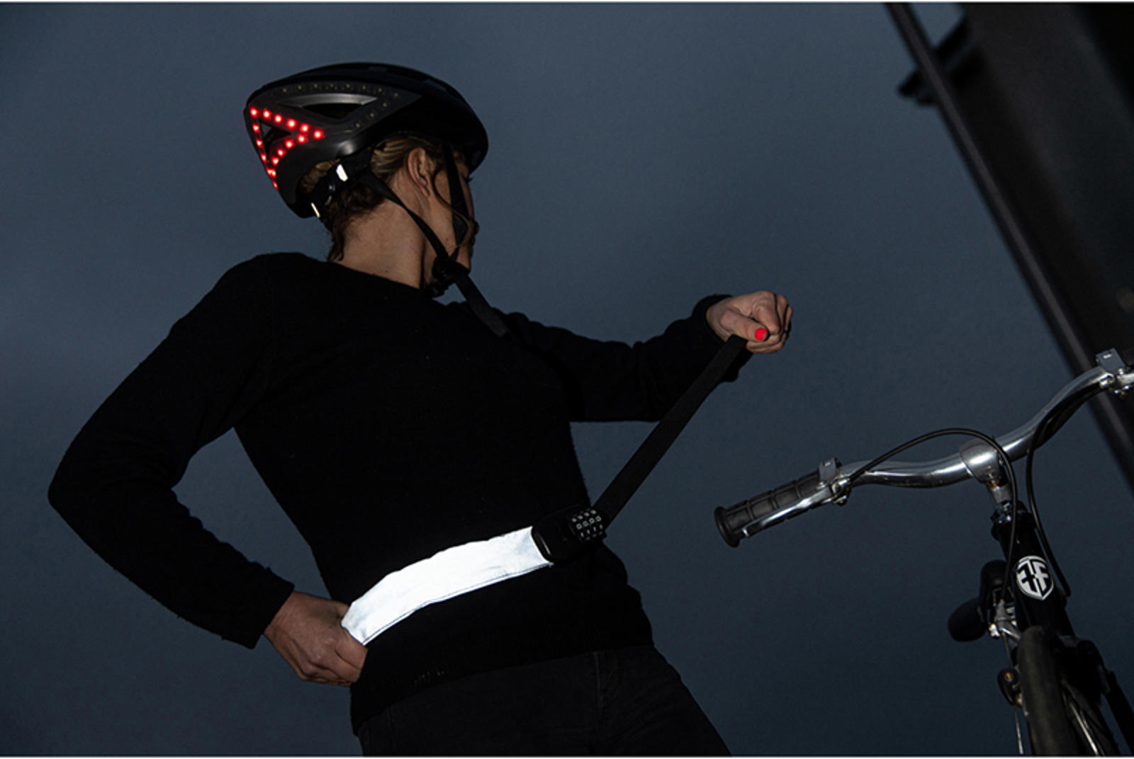 Tilbehør - Cykellås - HIPLOK Spin Wearable Chain Lock - Reflective