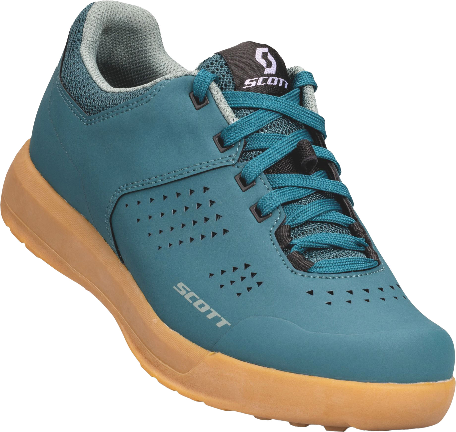 Scott MTB Shr Alp Flat Lace Dame Cykelsko - Petrol Mint