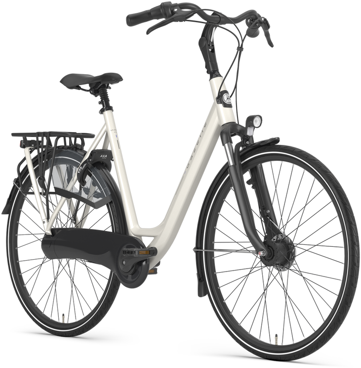 Cykler - Damecykler - Gazelle Orange C7+ Dame 2026 - Ivory White