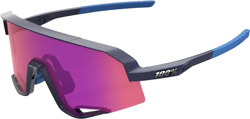 100% SLENDALE - Satin Storm Metallic - Purple Mirror Lens 100% SLENDALE - Satin Storm Metallic - Purple Mirror Lens