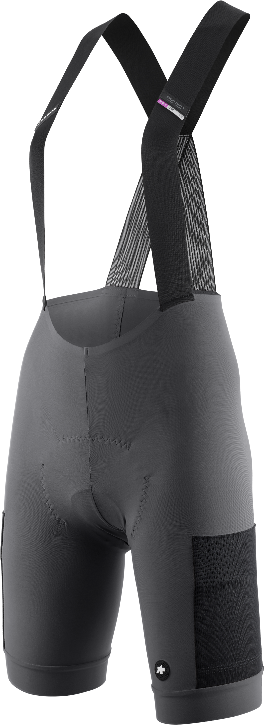 Beklædning - Cykelbukser - Assos TACTICA KIESKAFER Women's Bibshorts T5 - Robust Grey