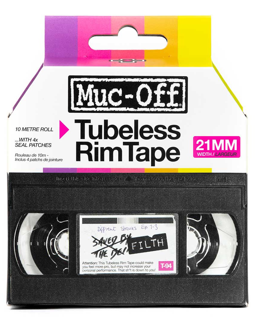 Se Muc-Off Rim Tubeless Tape 21 mm - 10 meter hos Cykelexperten.dk