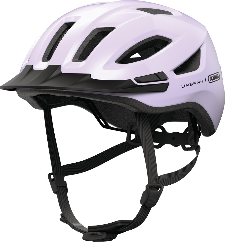 Beklædning - Cykelhjelme - Abus Hjelm Urban-I 4.0 m. LED - Light Lavender