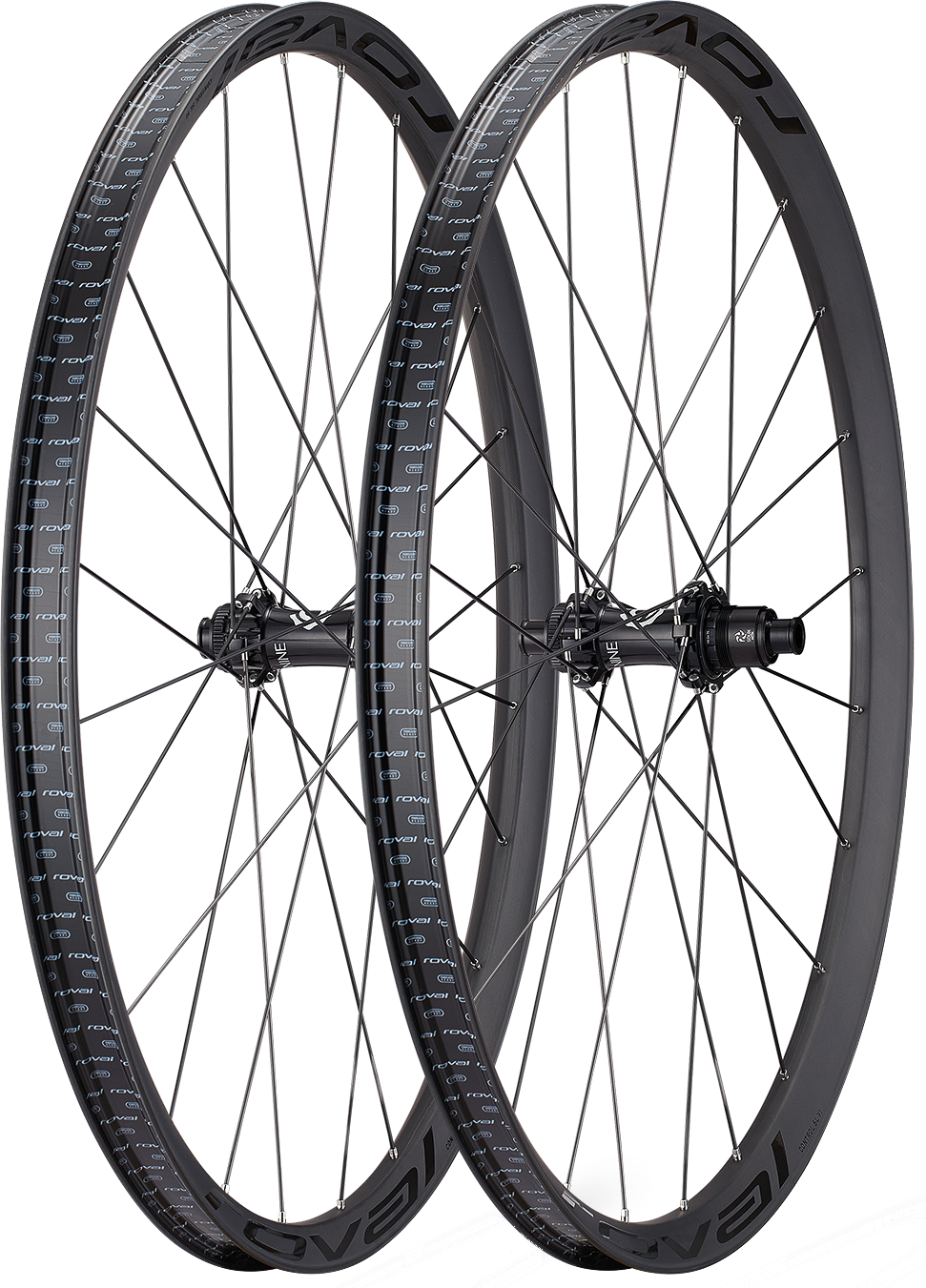 Reservedele - Hjulsæt - Roval Control SL VI Solix 29 Front 24H - Satin Carbon/Gloss Black