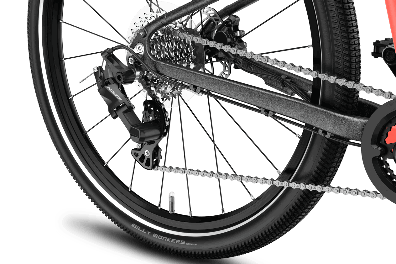 Cykler - Børnecykler - Woom Explore 5 - Neon Coral