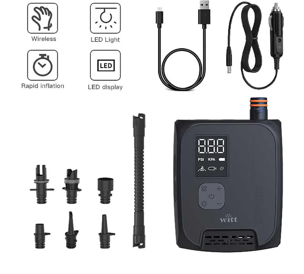 Tilbehør - Cykelpumper - Witt Smart Outdoor Air Pump (Camping)