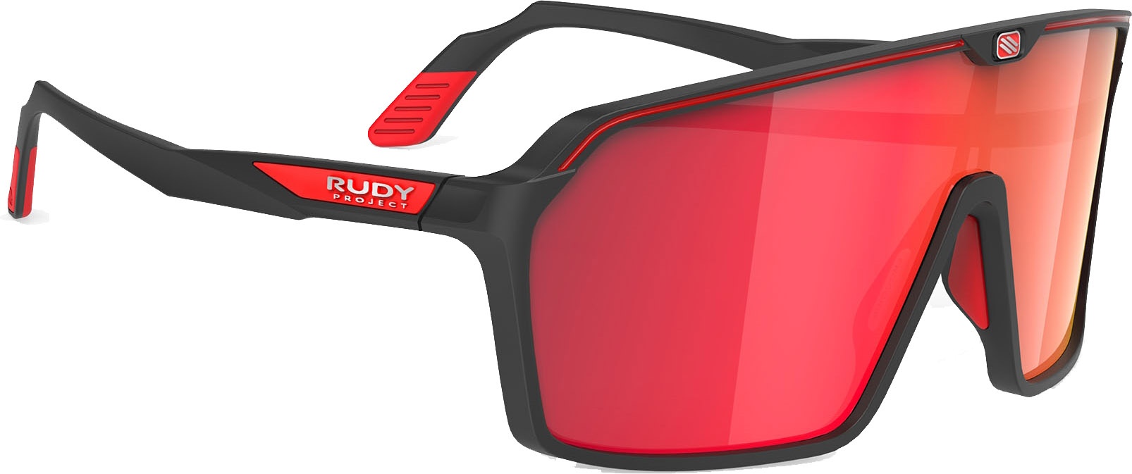 kig ind Søgemaskine optimering gås Rudy Project Spinshield Solbriller - Multilaser Red - Sort