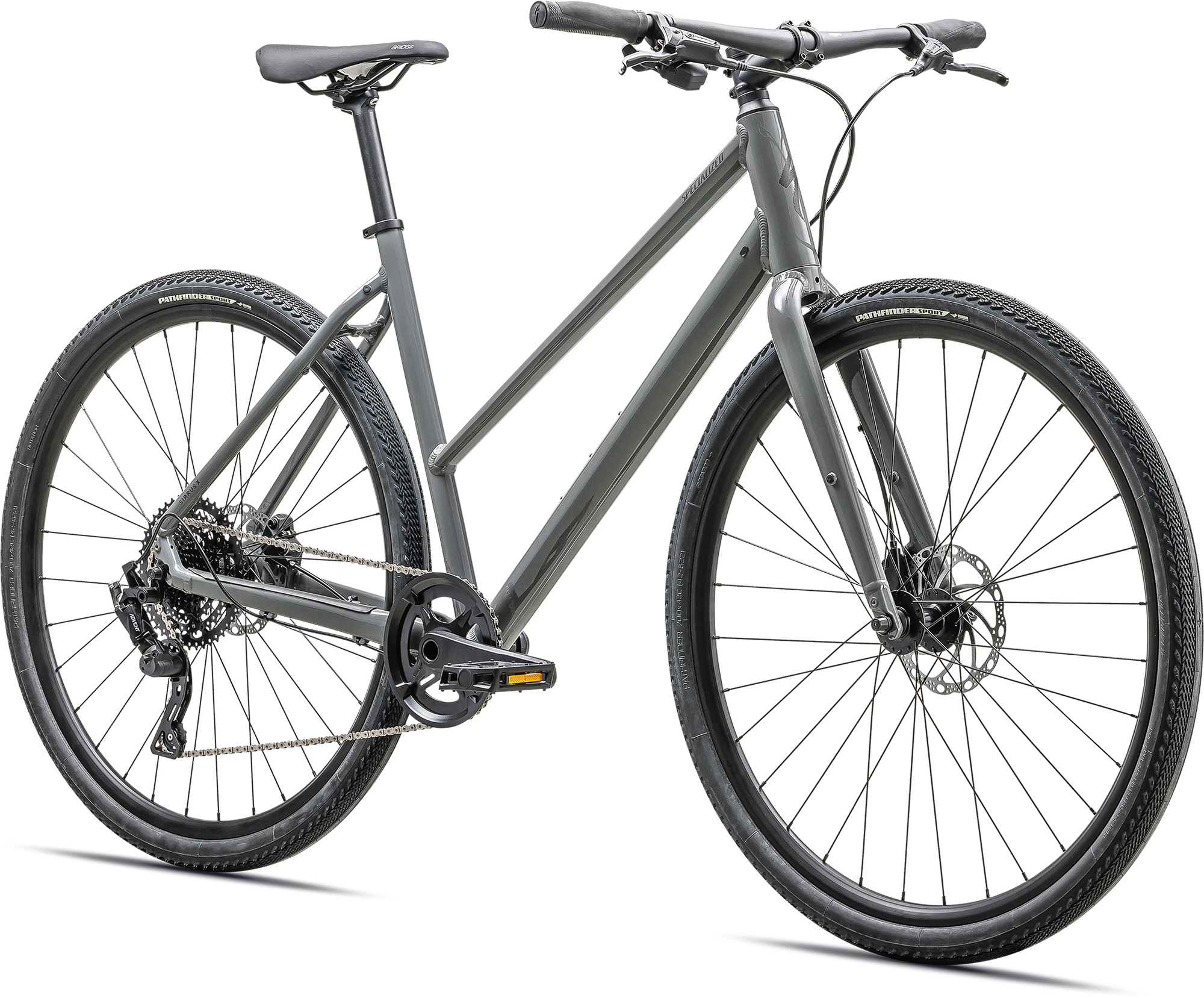 Cykler - Damecykler - Specialized Sirrus X 3.0 Step-Through 2025 - Gloss Ashen Grey