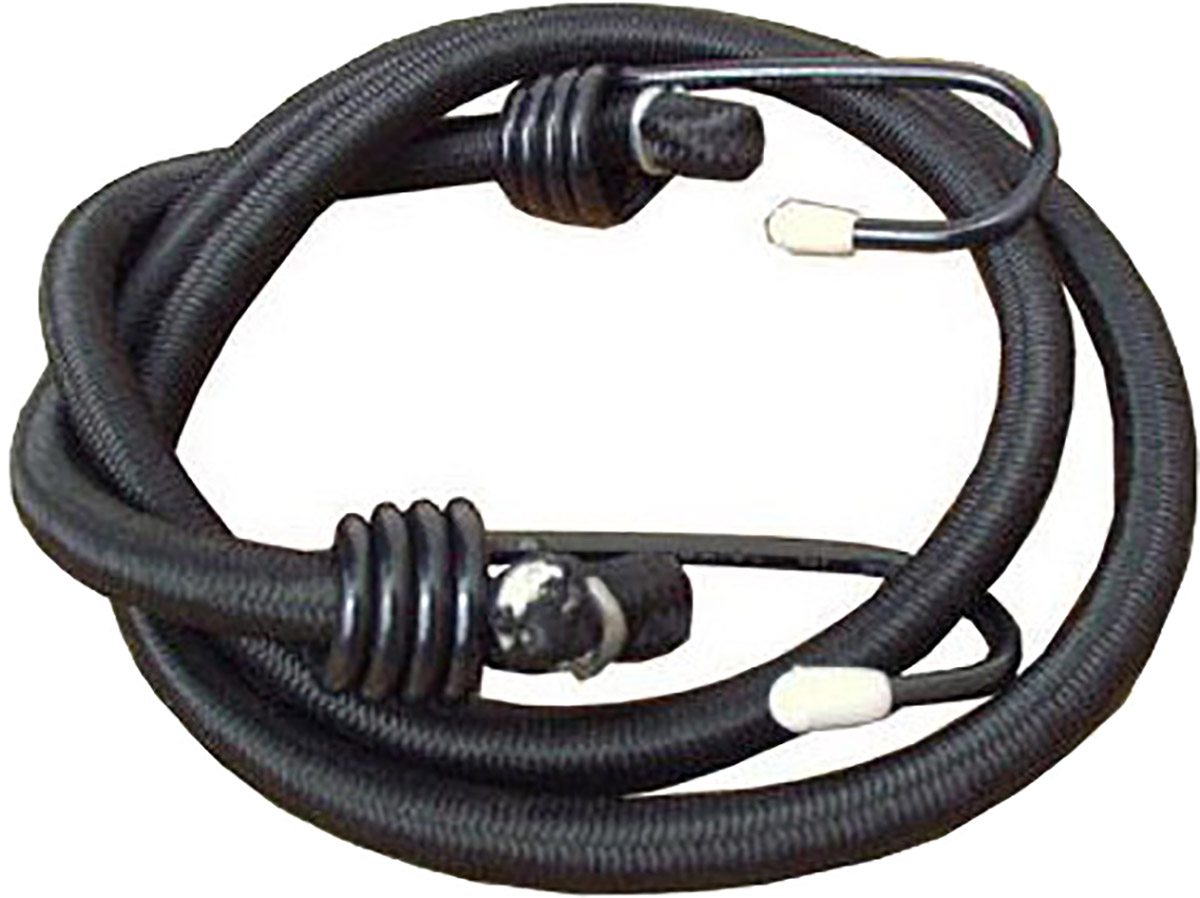 Bike Attitude Bagagestrop Elastik 10mm x 80cm med Krog Sort Bike Attitude Bagagestrop Elastik 10mm x 80cm med Krog Sort