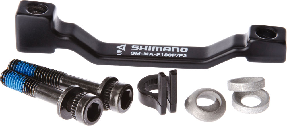 Shimano SM-MA-F180P/P2 Skivebremseadapter 180mm Shimano SM-MA-F180P/P2 Skivebremseadapter 180mm