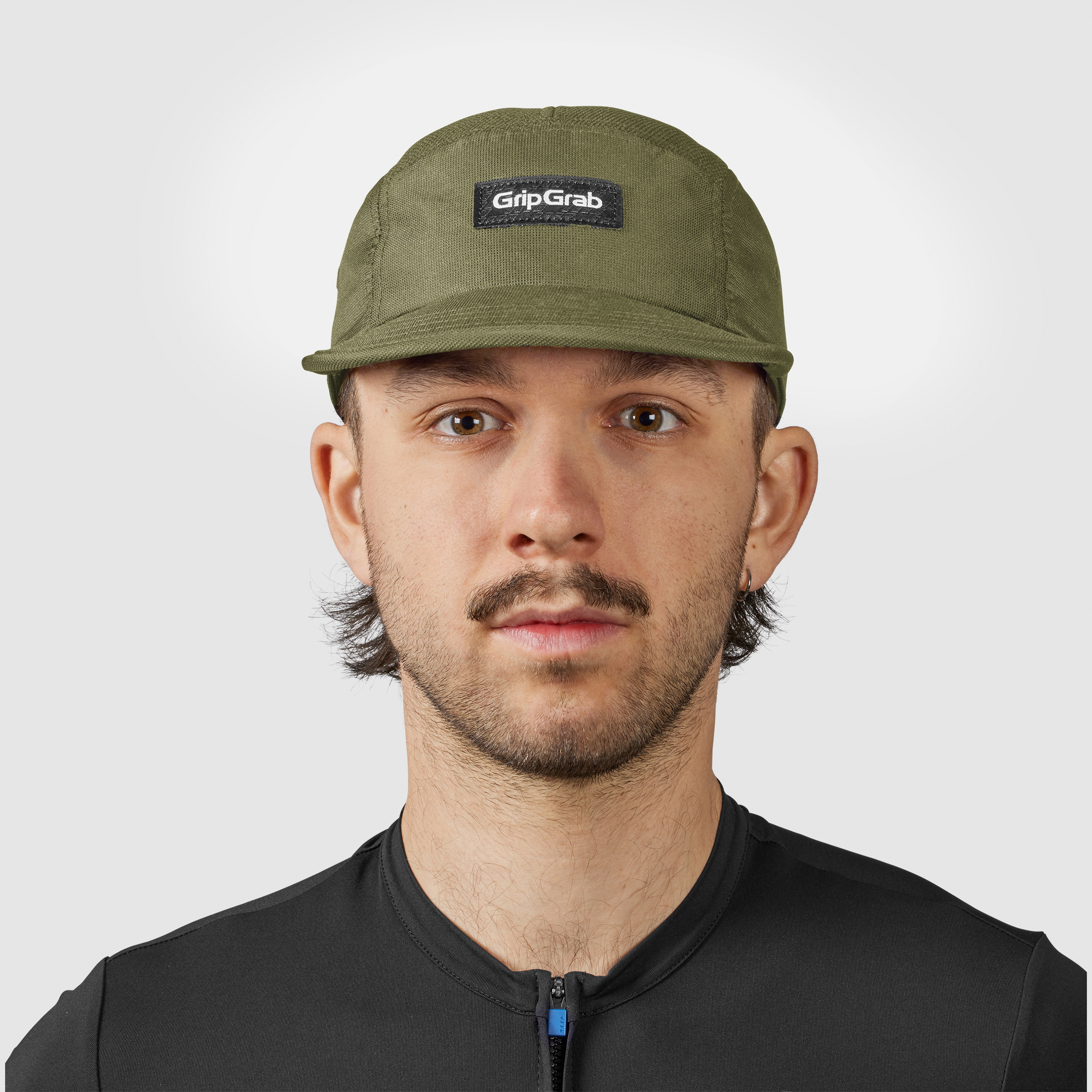 Beklædning - Cykelkasketter - GripGrab 5 Panel Cycling Cap - Olive Green