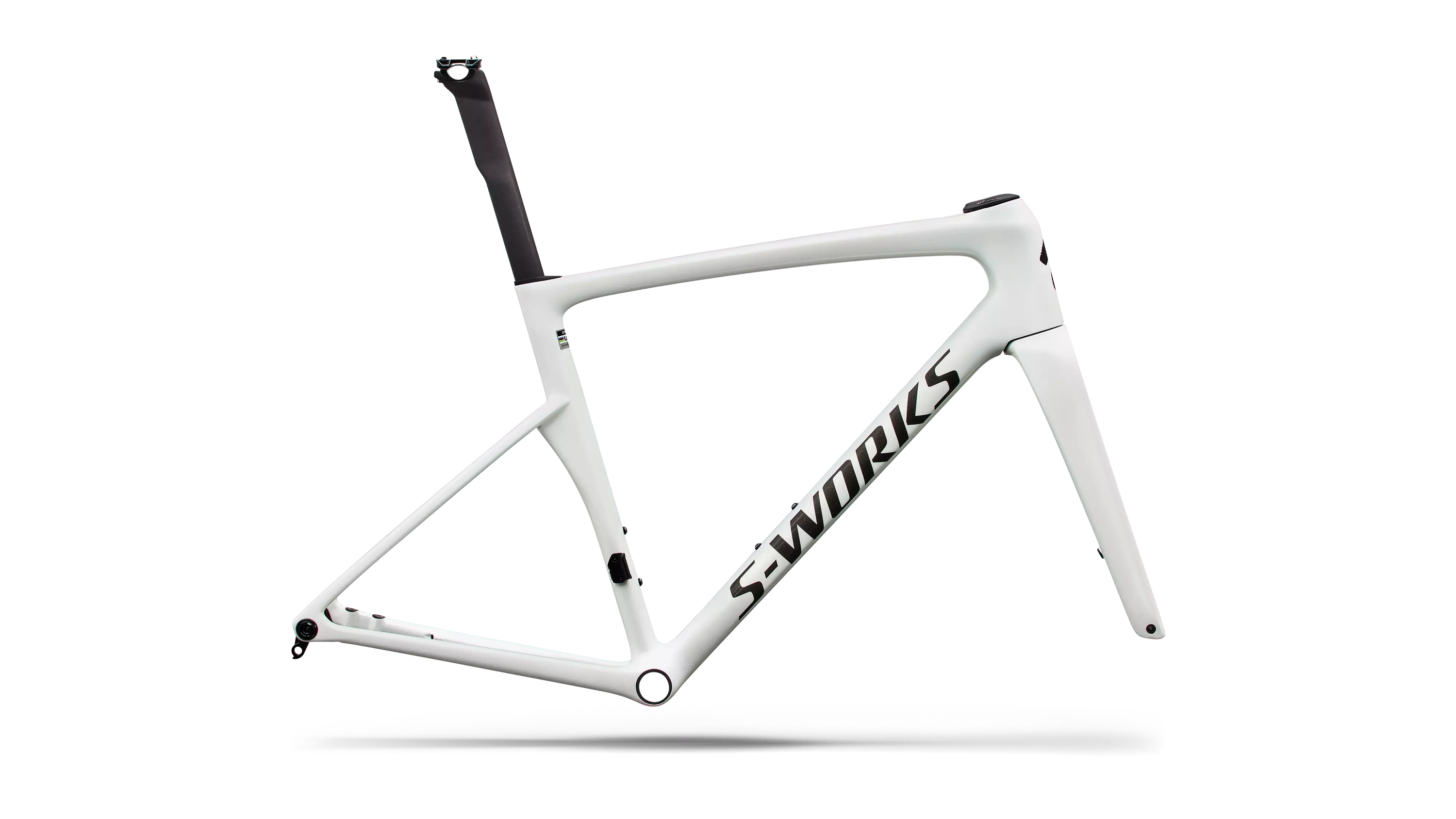 Cykler - Racercykler - Specialized S-Works Tarmac SL9 Frameset FACT 12r Carbon 2027 - Gloss White Silver Metallic