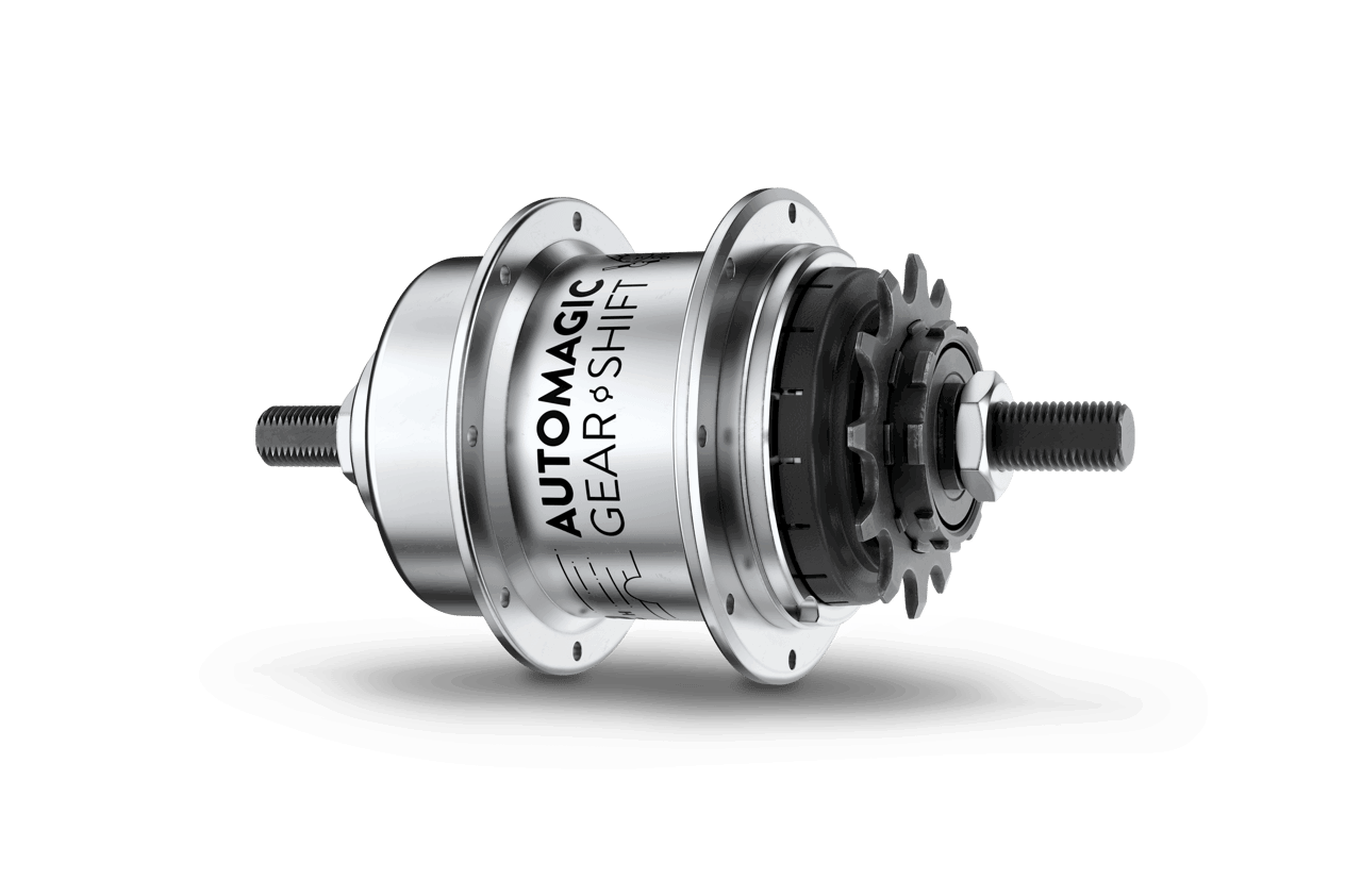 Cykler - Børnecykler - Woom GO 3 Automagic (Automatgear) - Metallic Blue